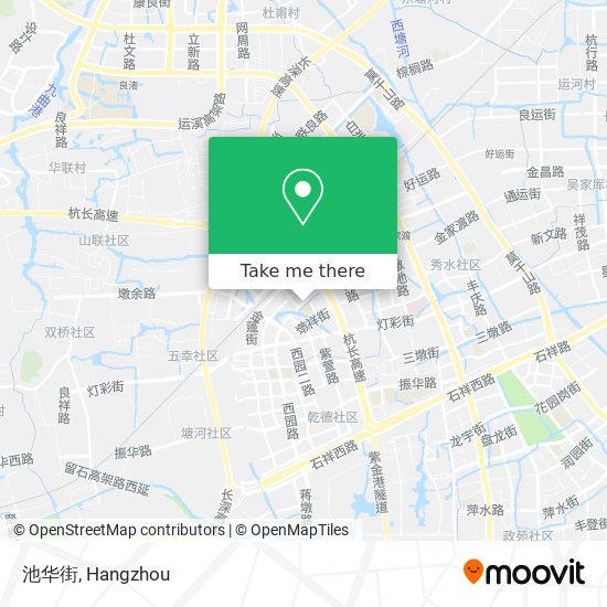 池华街 map