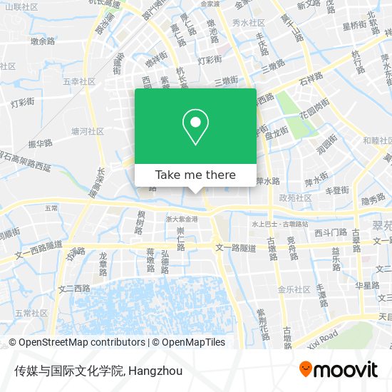 传媒与国际文化学院 map