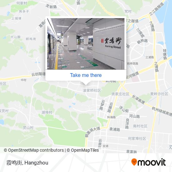 霞鸣街 map