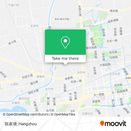 陈家塘 map
