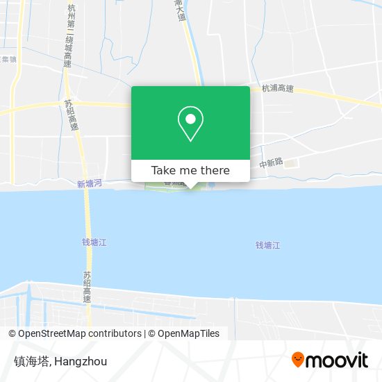 镇海塔 map