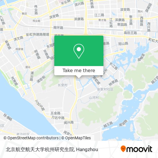 北京航空航天大学杭州研究生院 map