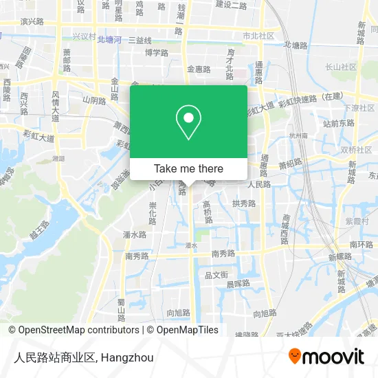 人民路站商业区 map