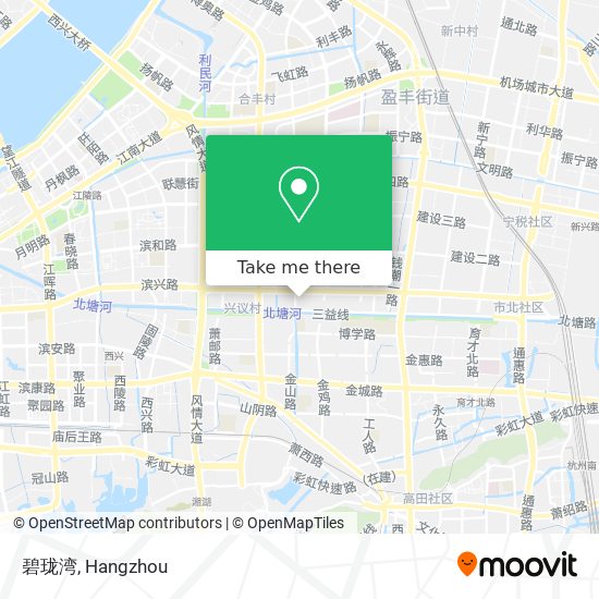 碧珑湾 map