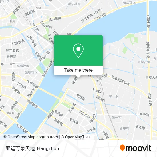 亚运万象天地 map