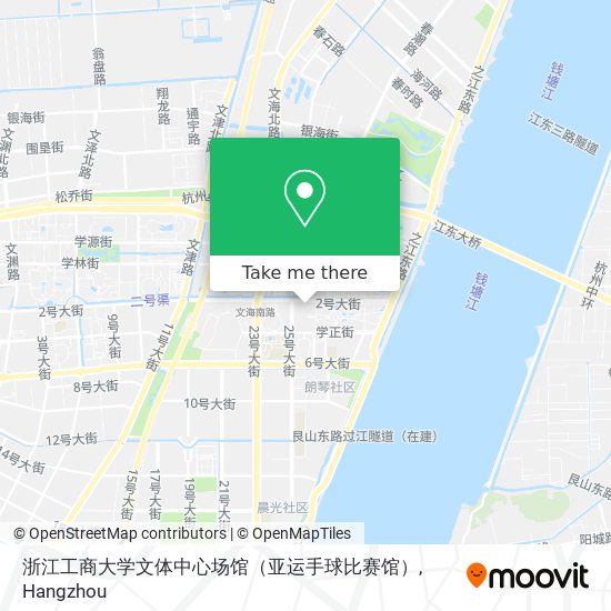 浙江工商大学文体中心场馆（亚运手球比赛馆） map