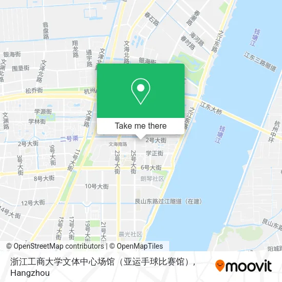 浙江工商大学文体中心场馆（亚运手球比赛馆） map