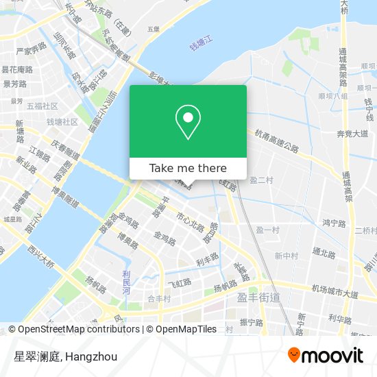 星翠澜庭 map