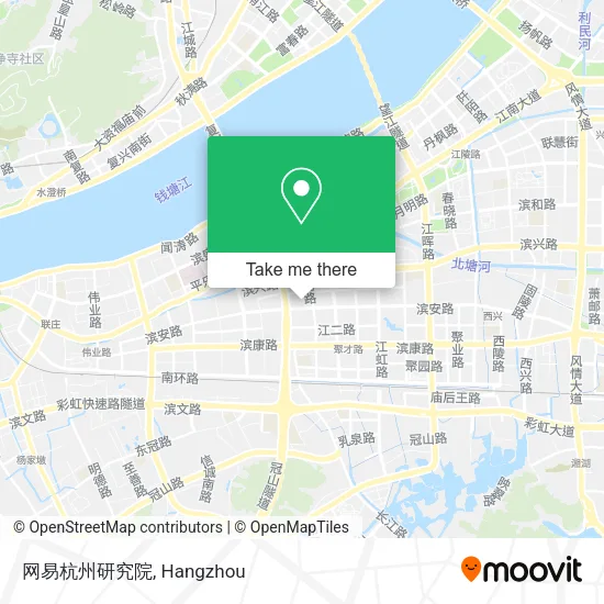 网易杭州研究院 map