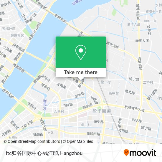 Itc归谷国际中心·钱江印 map