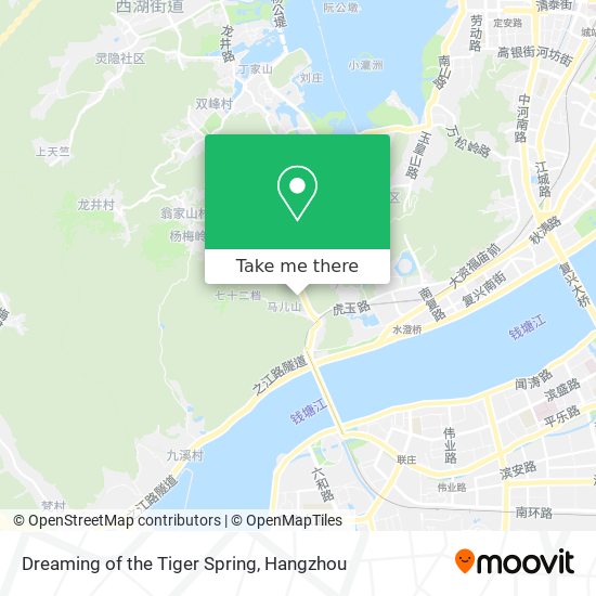 Dreaming of the Tiger Spring map