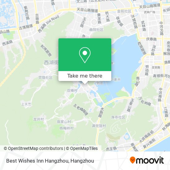 Best Wishes Inn Hangzhou map