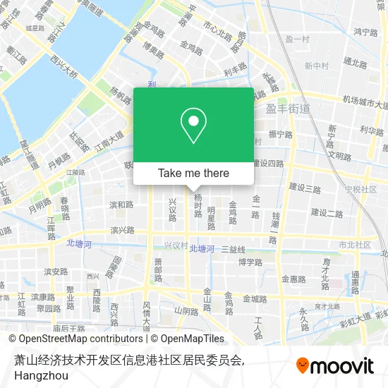 萧山经济技术开发区信息港社区居民委员会 map