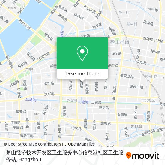 萧山经济技术开发区卫生服务中心信息港社区卫生服务站 map