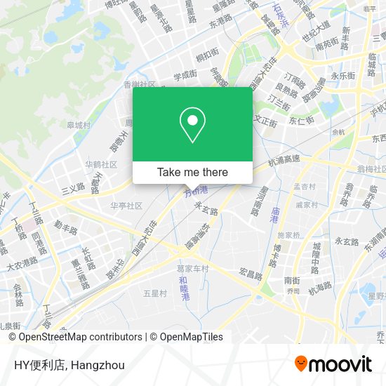 HY便利店 map