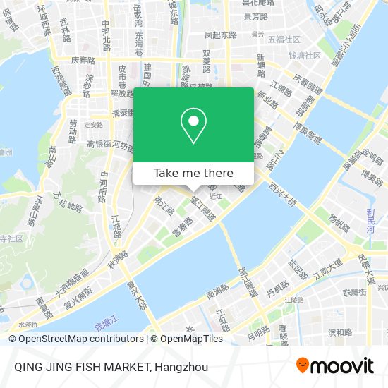 QING JING FISH MARKET map