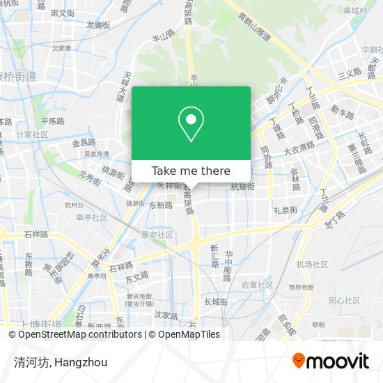 清河坊 map