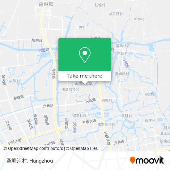 圣塘河村 map