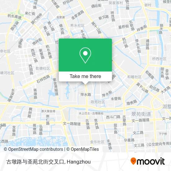 古墩路与圣苑北街交叉口 map