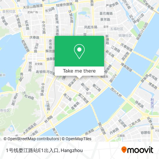 1号线婺江路站E1出入口 map