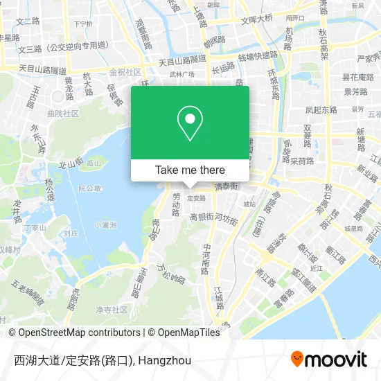 西湖大道/定安路(路口) map