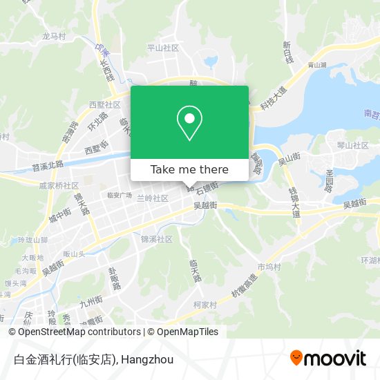白金酒礼行(临安店) map