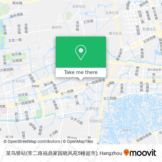 菜鸟驿站(常二路福鼎家园晓风苑5幢超市) map