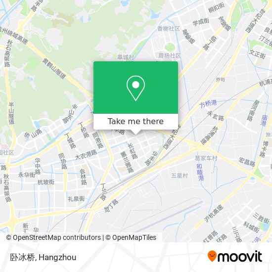 卧冰桥 map