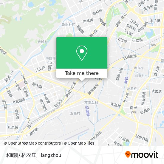 和睦联桥农庄 map