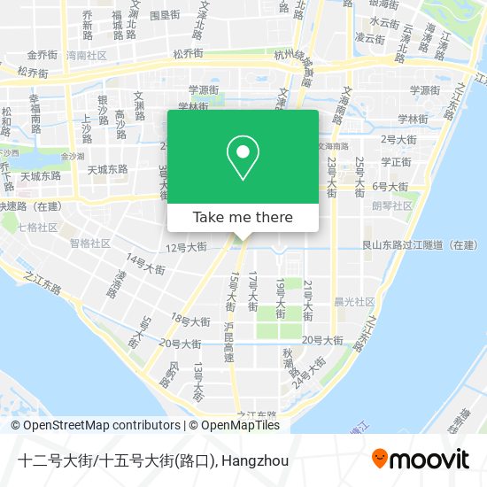 十二号大街/十五号大街(路口) map