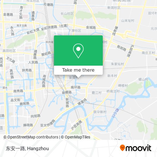 东安一路 map