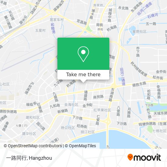 一路同行 map