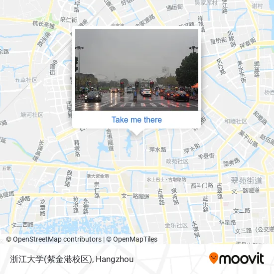 浙江大学(紫金港校区) map