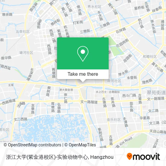 浙江大学(紫金港校区)-实验动物中心 map