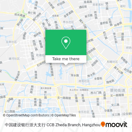 中国建设银行浙大支行 CCB Zheda Branch map