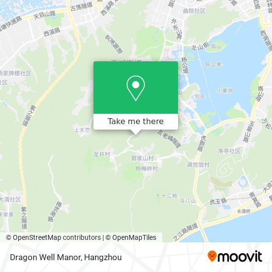 Dragon Well Manor map