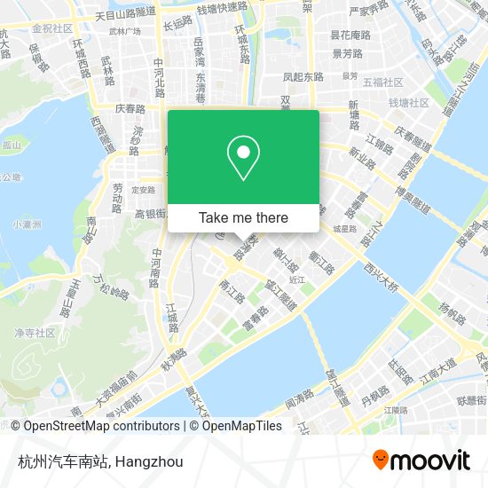 杭州汽车南站 map