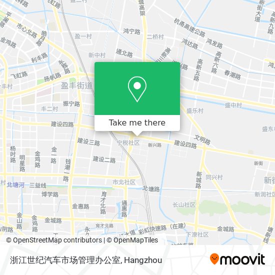 浙江世纪汽车市场管理办公室 map