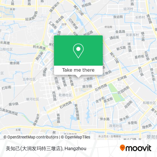 美知己(大润发玛特三墩店) map