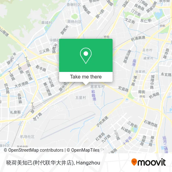 晓荷美知己(时代联华大井店) map