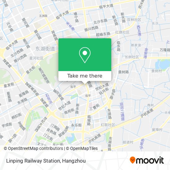 Linping Railway Station map