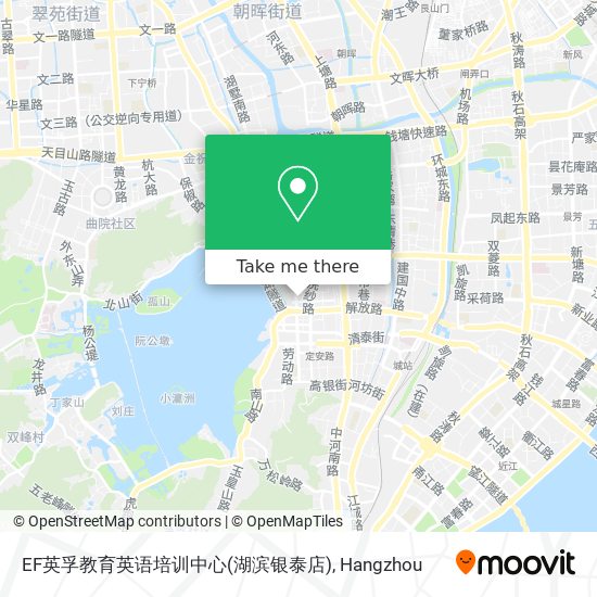 EF英孚教育英语培训中心(湖滨银泰店) map