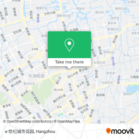 e·世纪城市花园 map