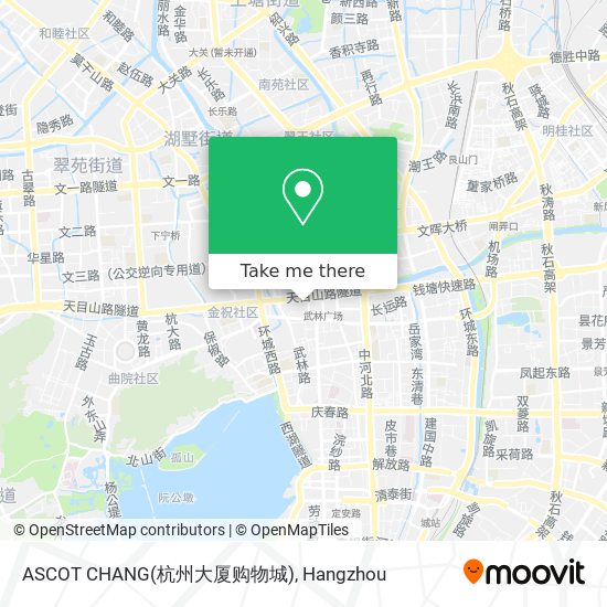 ASCOT CHANG(杭州大厦购物城) map