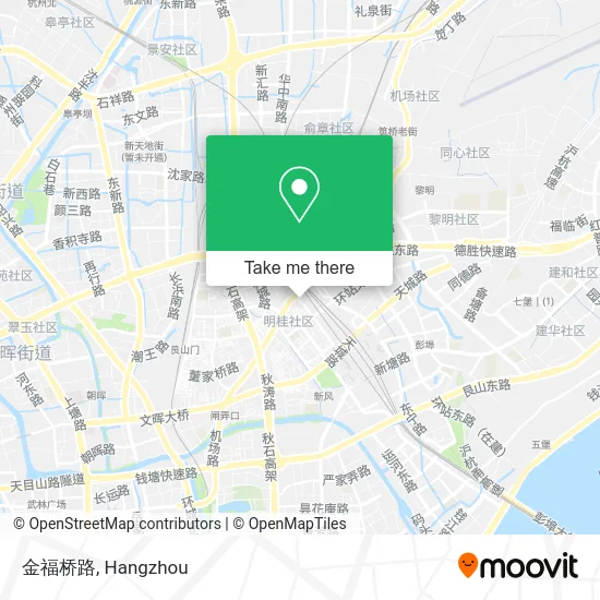 金福桥路 map