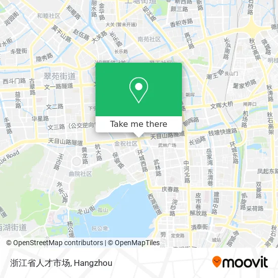 浙江省人才市场 map