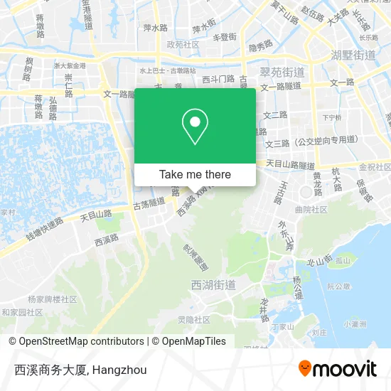 西溪商务大厦 map