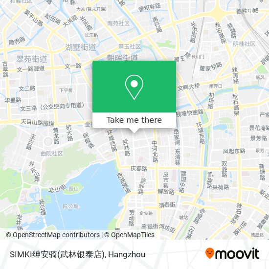SIMKI绅安骑(武林银泰店) map