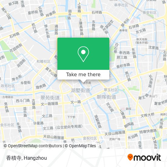 香積寺 map
