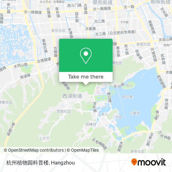 杭州植物园科普楼 map